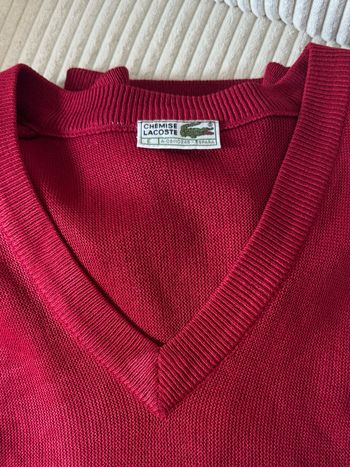 Pull col V Lacoste