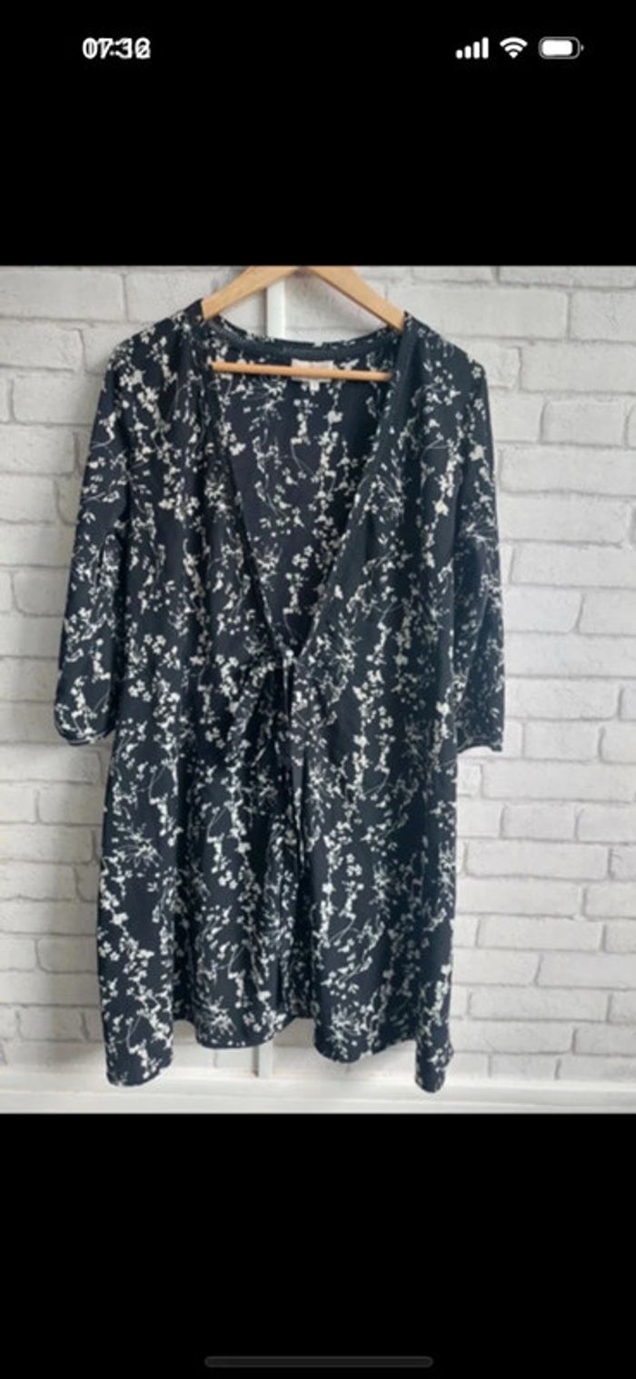 Robe portefeuille manche 3/4 Grace & Mila taille L