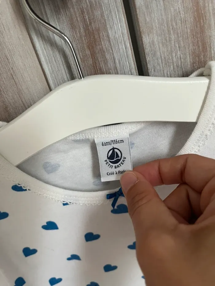 Pyjama fille cœurs t. 6 ans - photo numéro 3
