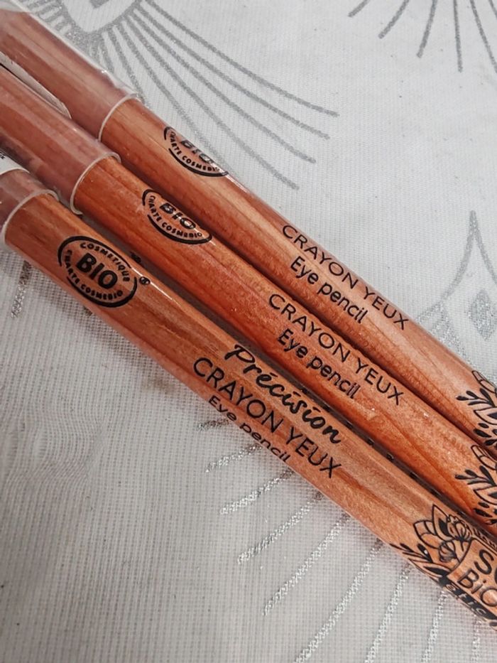 Lot 3 crayons yeux précision bio - photo numéro 2
