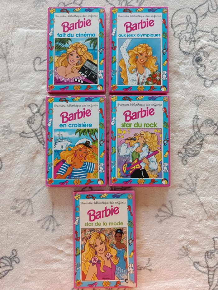 5 livres Barbie