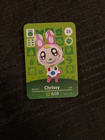mini carte amiibo Chrissy