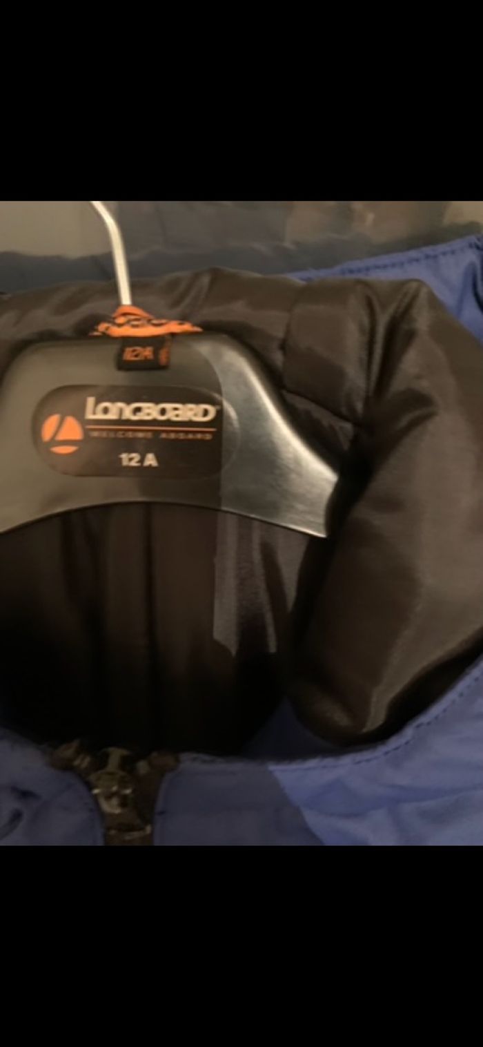 Manteau doudoune marque longboard 12ans - photo numéro 4