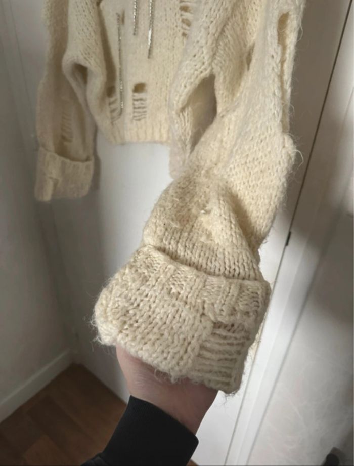 Pull ornementé effet déchiré ASOS - photo numéro 4
