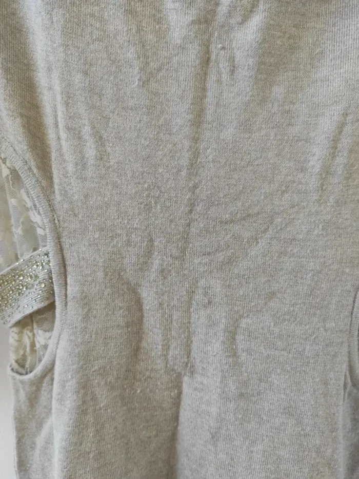 Robe pull beige - photo numéro 2