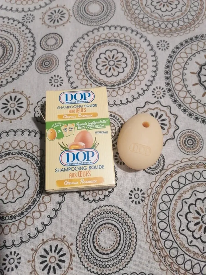 Shampooing solide aux œufs neuf Dop