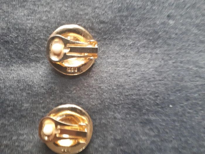 Lot , 2 Boucles d'oreilles plaqué or - photo numéro 5
