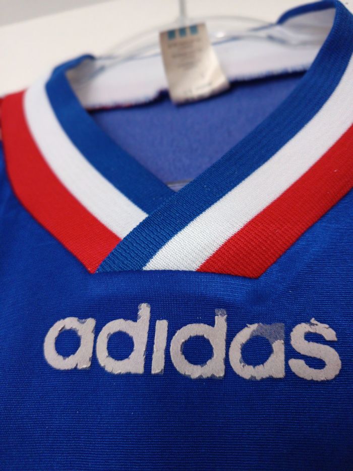 Maillot foot homme Adidas équipe de France vintage - photo numéro 2