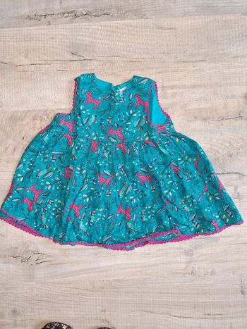 Robe ete fille 9 mois