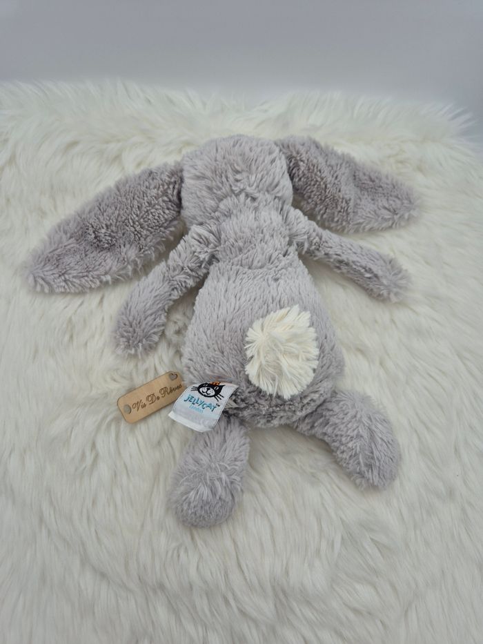 Doudou Lapin Bashful Jellycat Gris - photo numéro 4