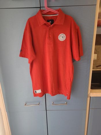Polo Ruckfield Sébastien Chabal / Taille S / Rouge/Excellent état