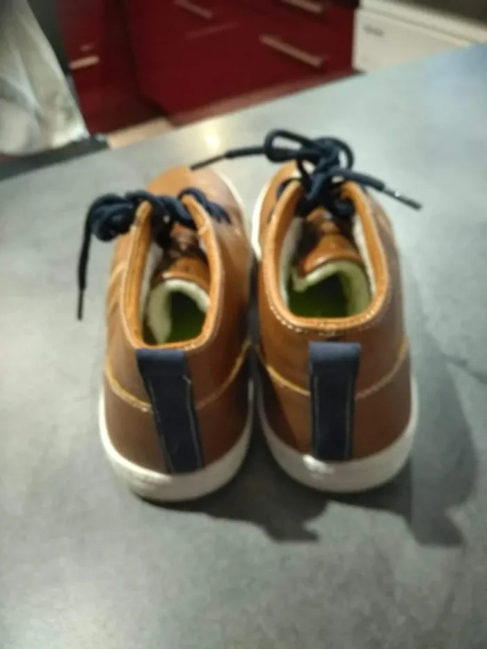 chaussures en cuir à lacets fourrées à l'intérieur - photo numéro 3