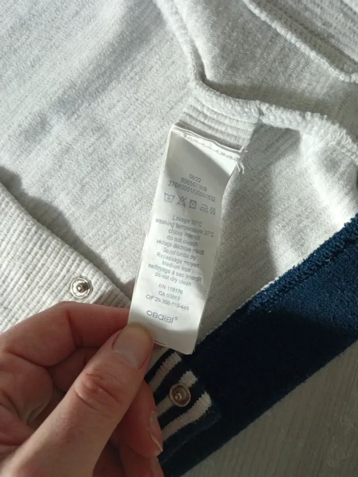 Veste mi saison Obaibi 6mois 68cm - photo numéro 8
