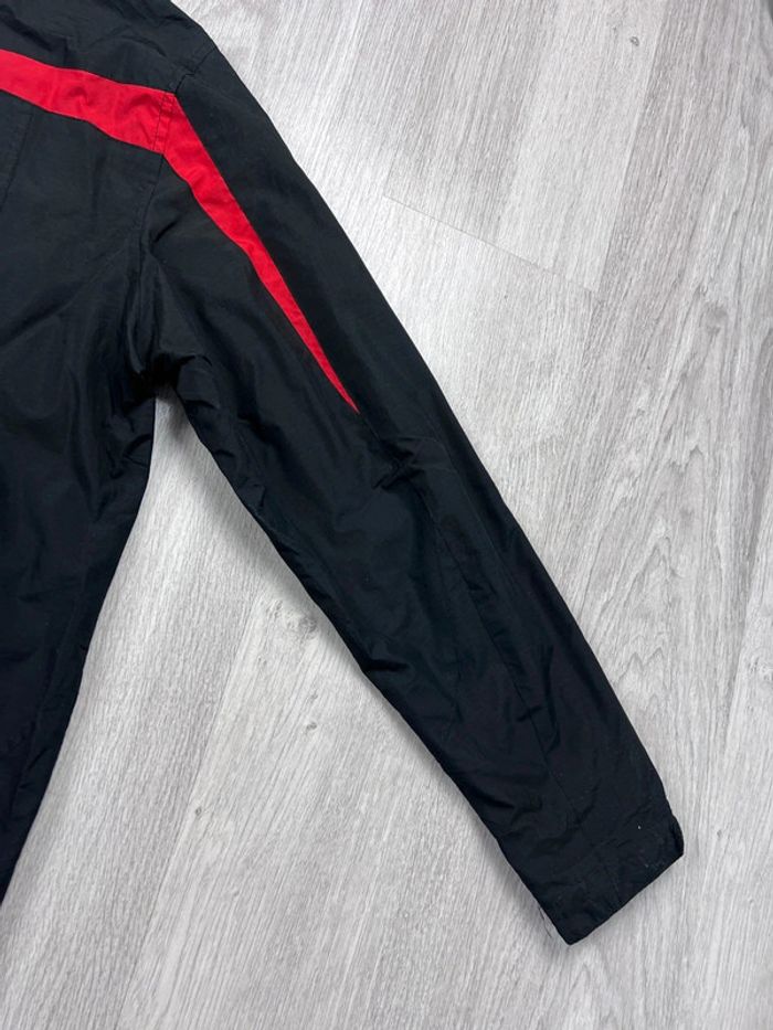 Veste à capuche vintage Champion Noire et Rouge Taille M - photo numéro 12