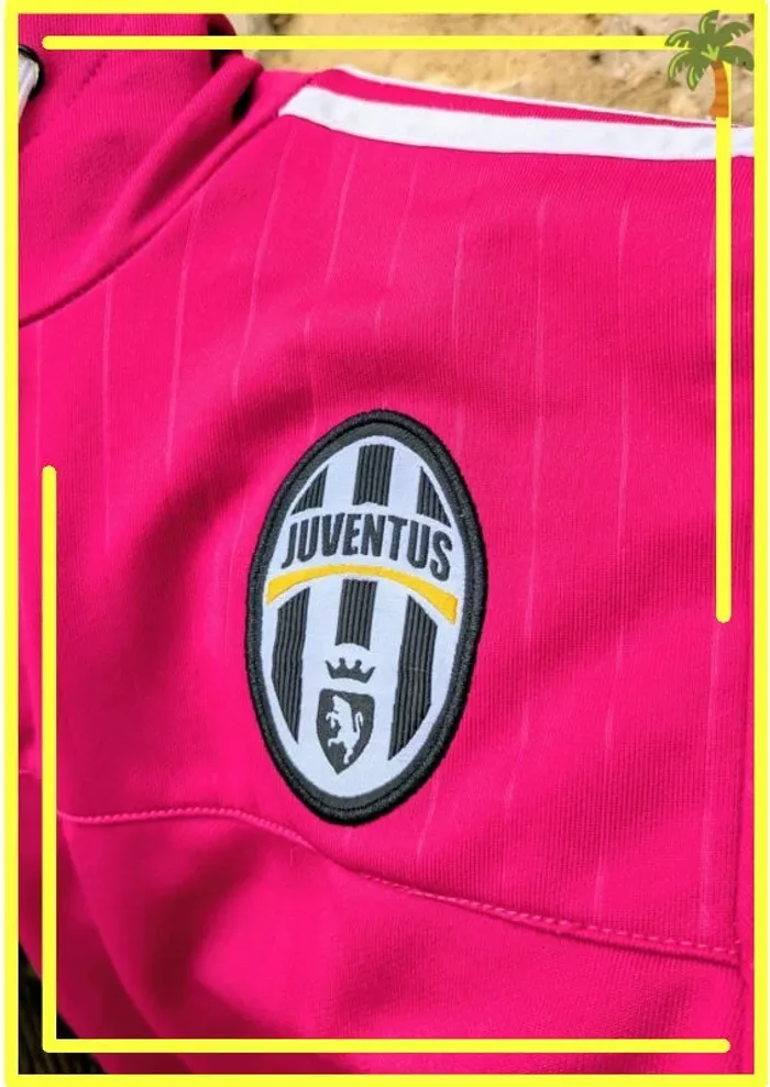 Sweat Juventus rose Adidas - Taille S - photo numéro 8