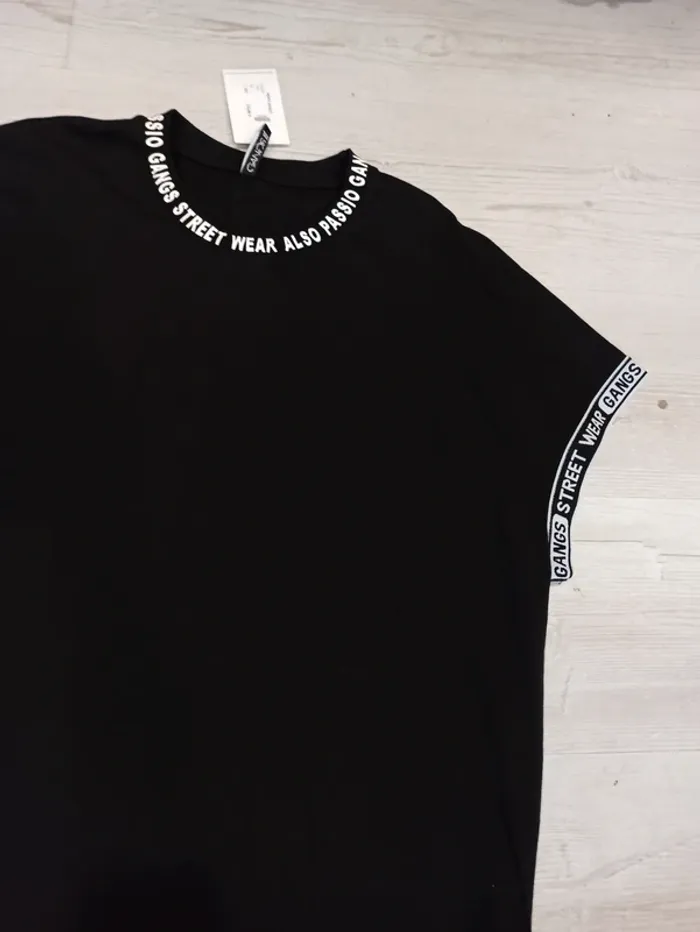 Tee shirt noir homme xxl uni - photo numéro 2