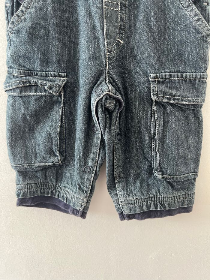 Salopette en jeans bleu - photo numéro 6