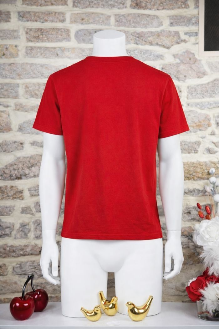 T-shirt manches courtes rouge Homme / Ado taille XS marque Calvin Klein 🎸 - photo numéro 2