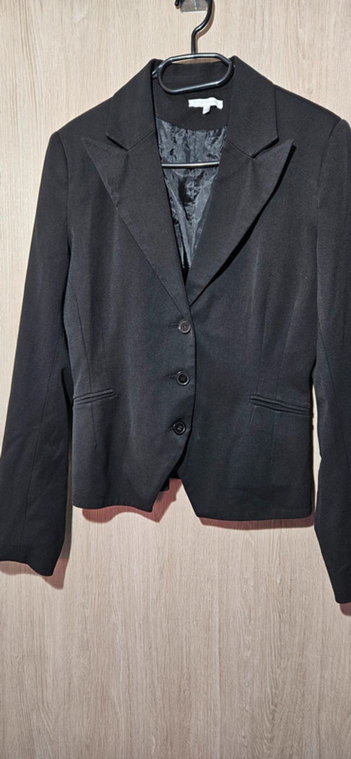 Veste de tailleur noire Straboski taille 40 - photo numéro 2
