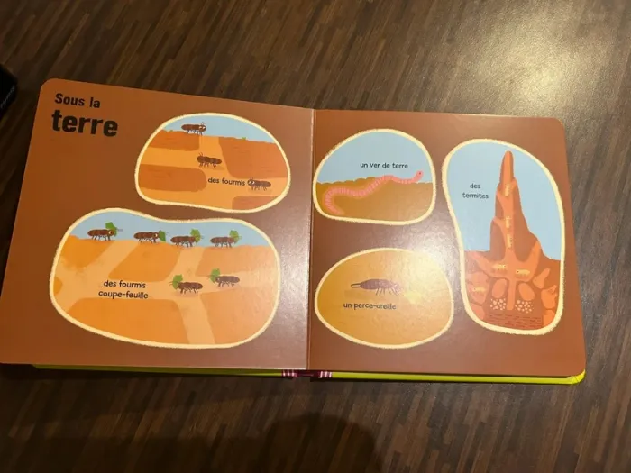Livre Mes premières petites bêtes Patapon avec poster à déplier - photo numéro 7
