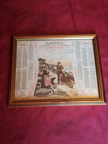 Almanach 1919 des postes et des télégraphes