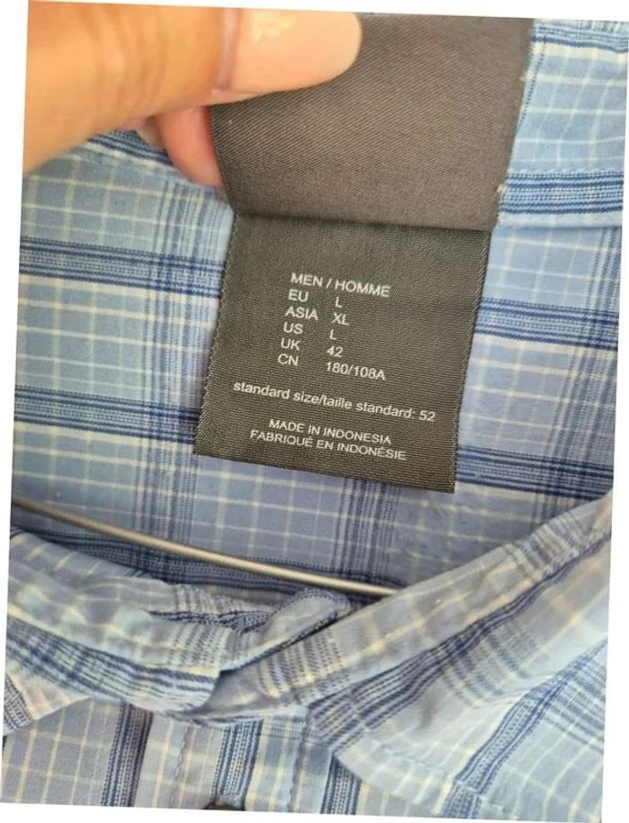 Chemise à carreaux courtes manches homme Jack Wolfskin - photo numéro 5