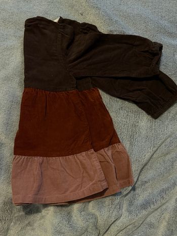 Robe en velours côtelé 