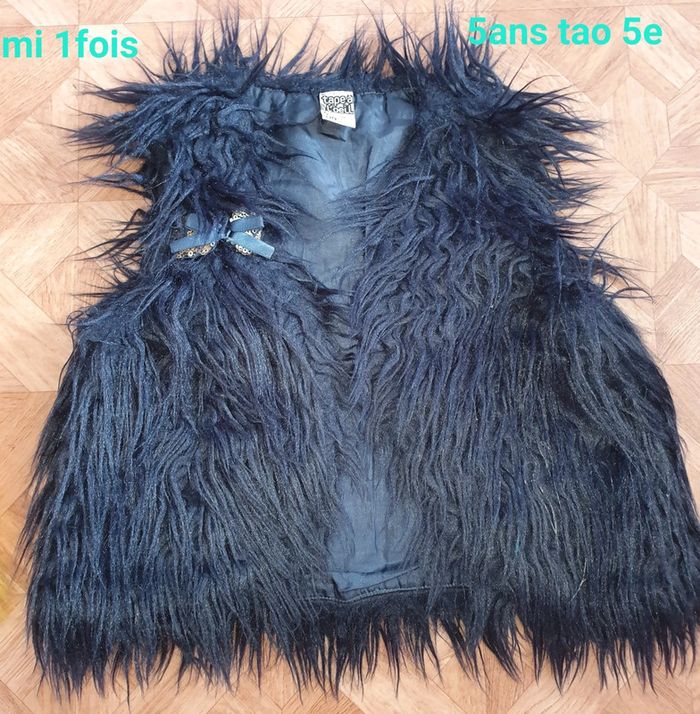 Gilet sans manche 5ans tape a loeil
