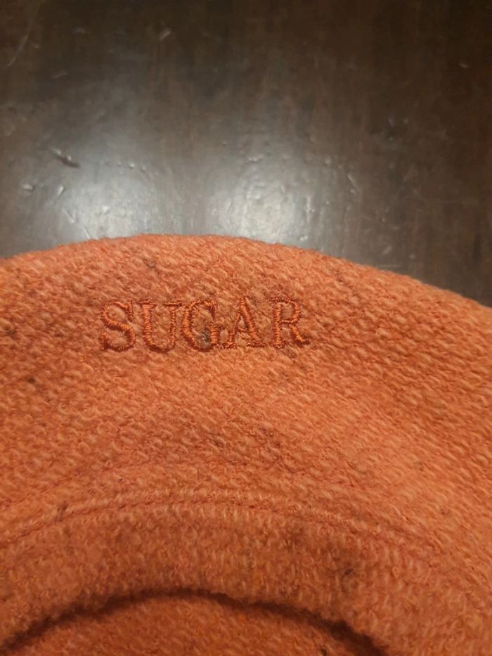 Béret Sugar laine/coton couleur corail 56cm - photo numéro 14