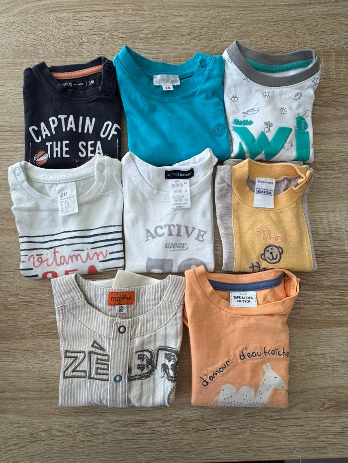 Lot de 38 pieces bébé garcon 3 mois plusieurs marques - photo numéro 8