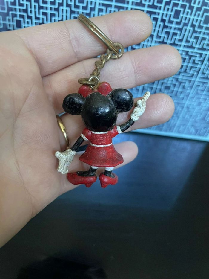 Figurine Porte-clés Vintage Minnie Disney - photo numéro 4