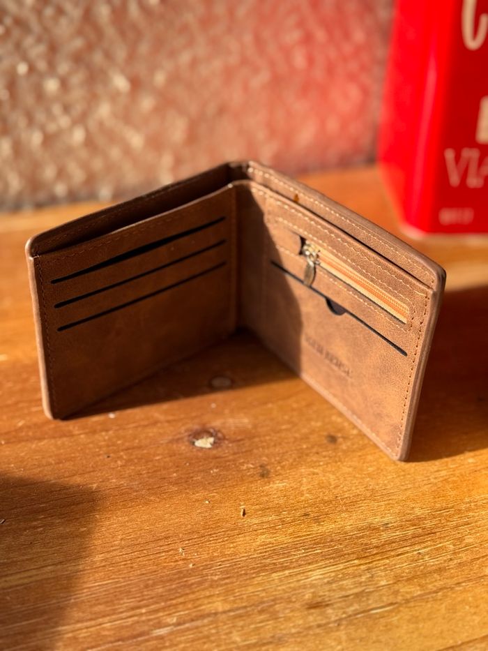 Porte monnaie gravé Johny Hallyday - photo numéro 2