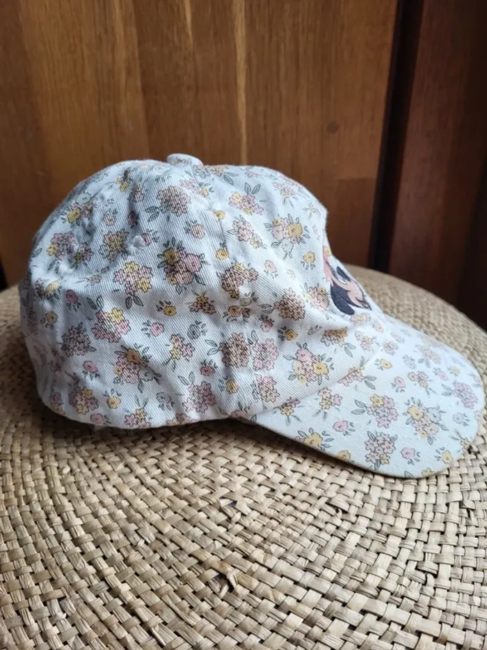 Casquette fleurie broderie Minnie Mouse Disney - photo numéro 6