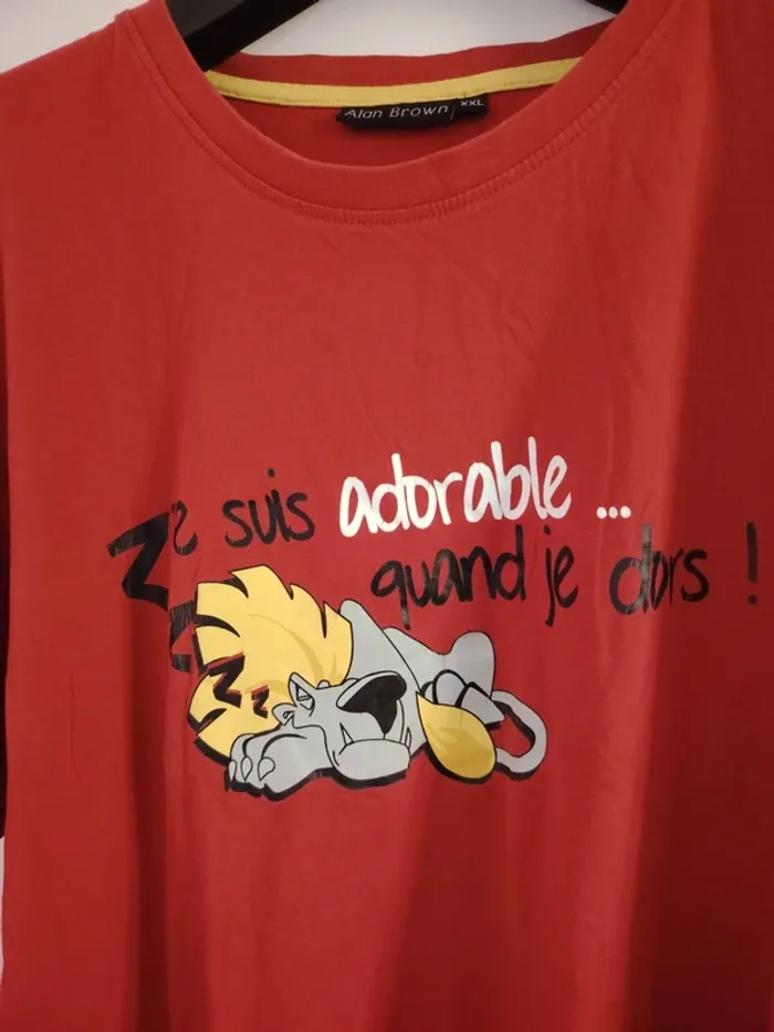 Tee-shirt Alan brown XXL - photo numéro 2