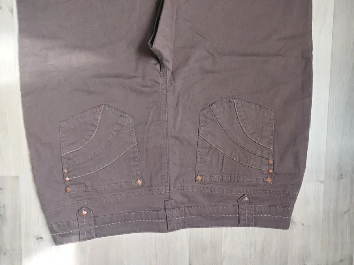 Pantalon large marron - photo numéro 7