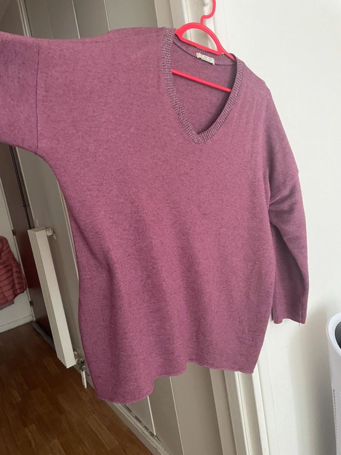 Pull col V femme Made in Italy - photo numéro 2