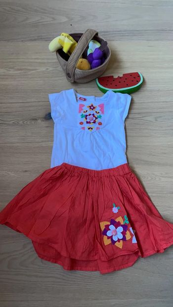 Ensemble bodie et jupe DPAM 12 mois