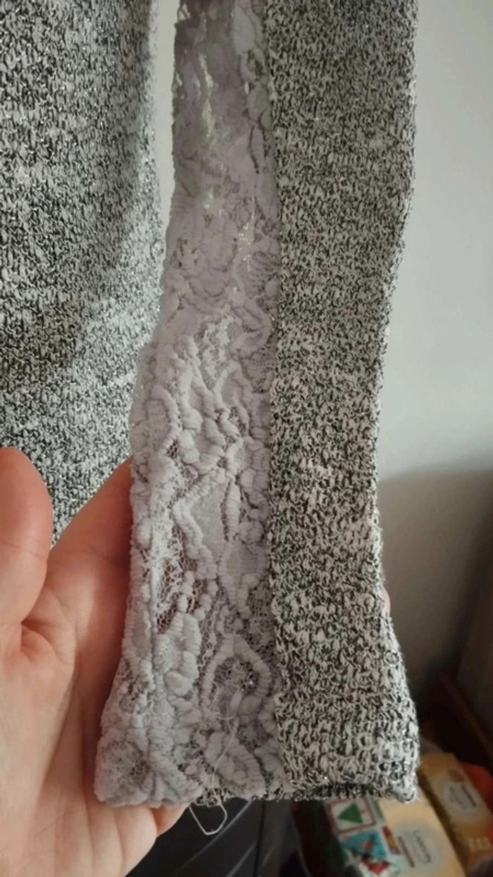 Tee shirt manches longues  gris  taille s  arkitech - photo numéro 7