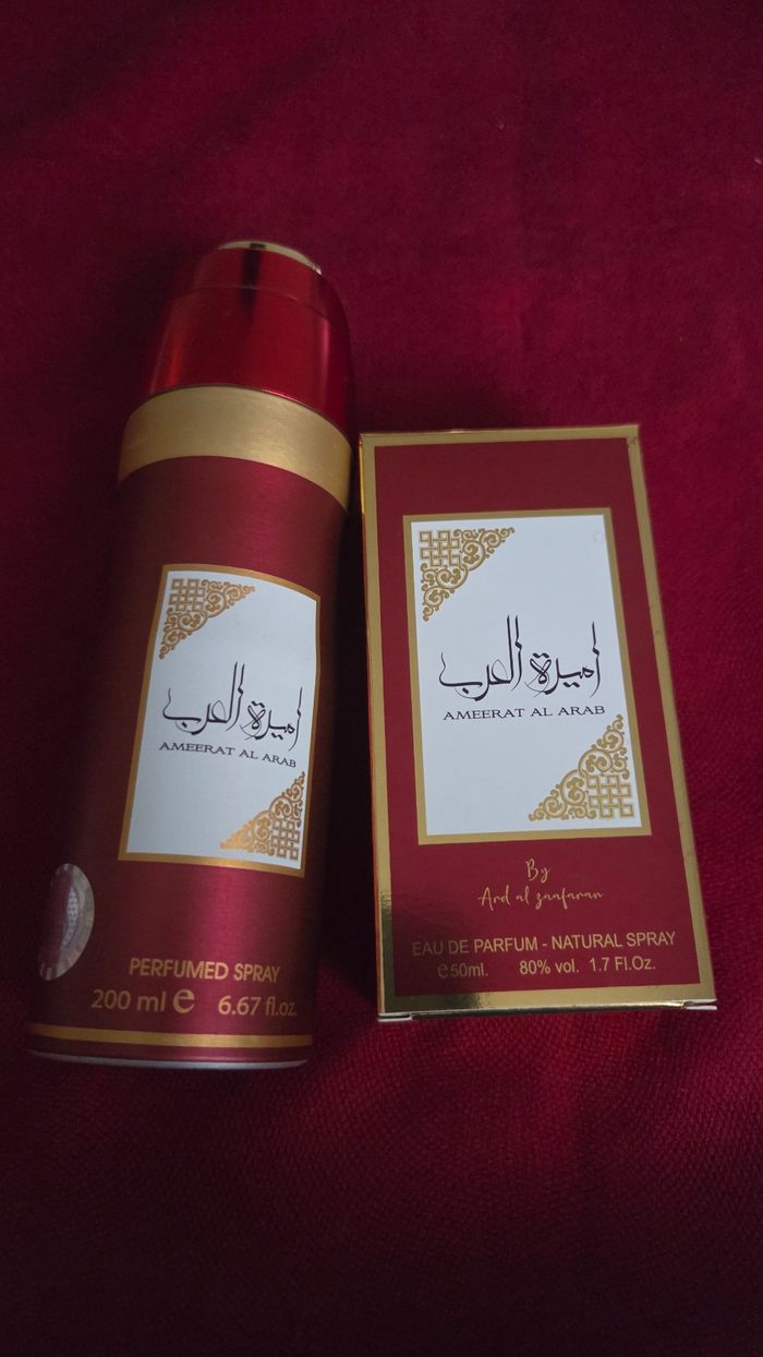 Lot parfum 50ml et deo lattafa 200ml ameerat al arab