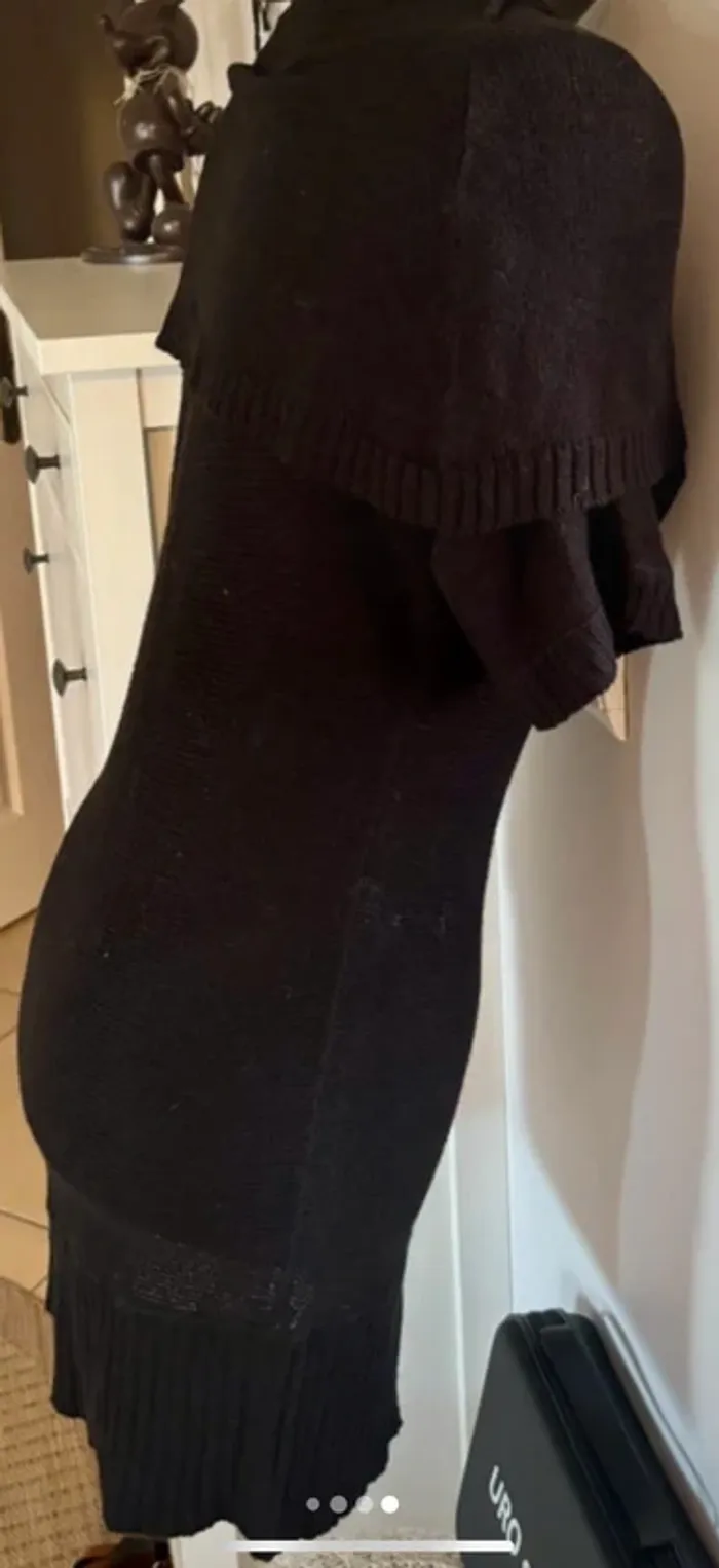 Robe pull noir bronzini taille 38 - photo numéro 3