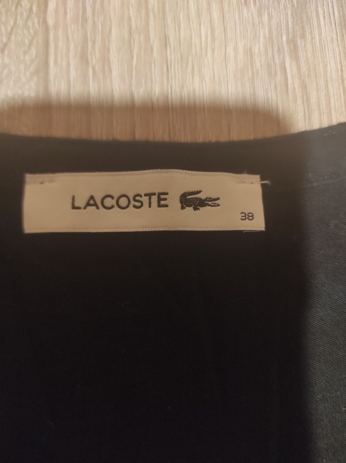 T shirt Lacoste femme noir - photo numéro 3