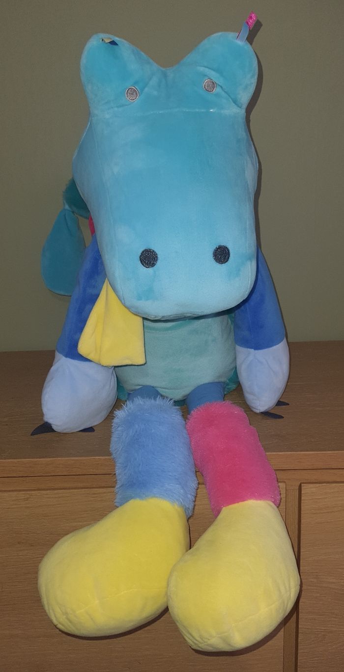 Peluche XXL Tropicool Crocodile Doudou et Compagnie - photo numéro 2