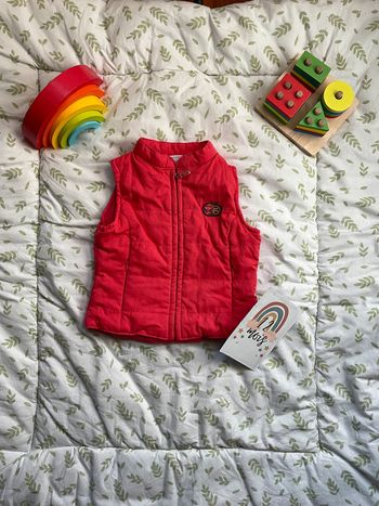 doudoune sans manches rose 12 mois kimbaloo