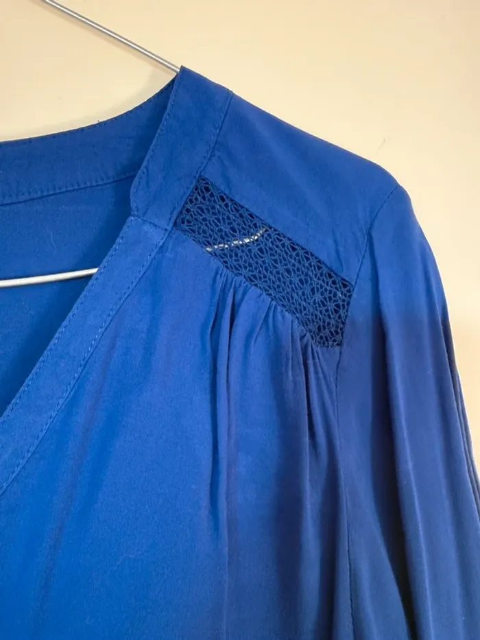 Chemisier bleu Camaïeu - photo numéro 3