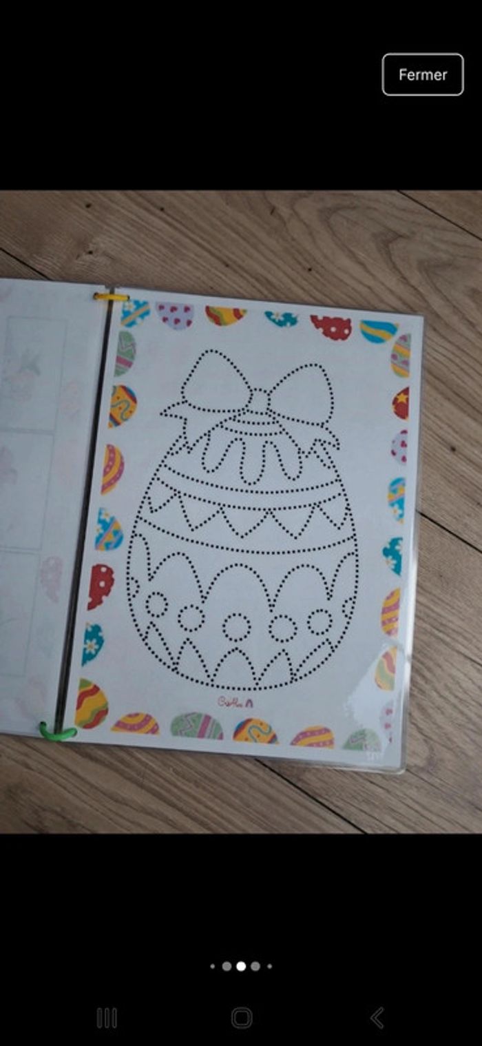Mon livret d'activités thème paques. Pédagogie montessori. Busy book quiet book - photo numéro 7