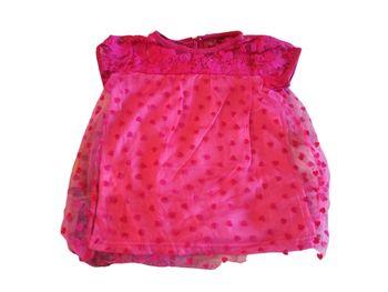 Robe rose fushia 24/36 mois