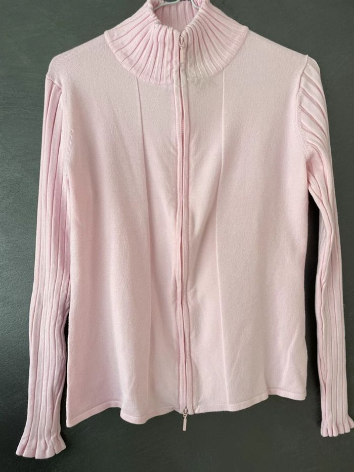 Gilet rose clair - photo numéro 7