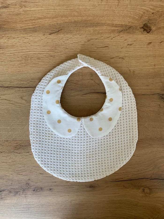 Bavoir bébé / enfant col Claudine - photo numéro 1