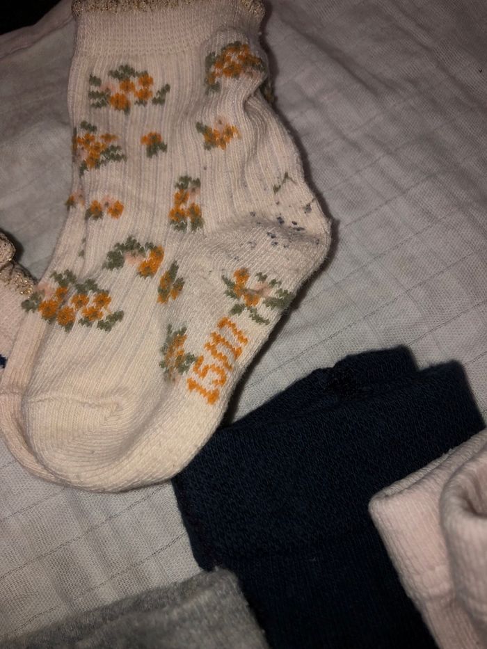 Collants chaussettes fille 0-6 mois - photo numéro 3