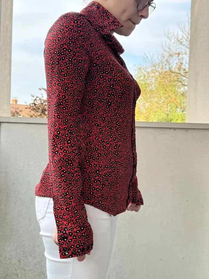 Chemise rouge one step - photo numéro 4